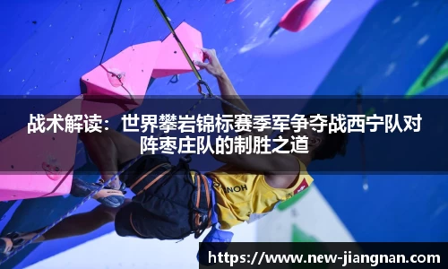 战术解读：世界攀岩锦标赛季军争夺战西宁队对阵枣庄队的制胜之道